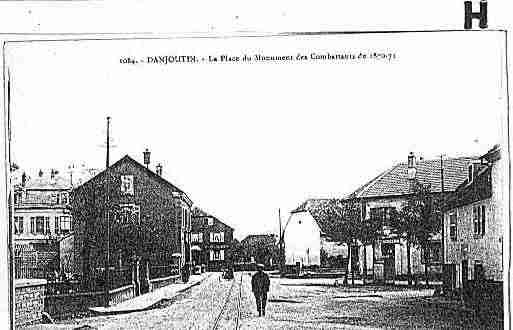 Ville de DANJOUTIN Carte postale ancienne